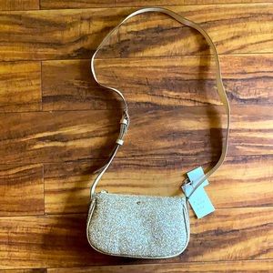 Champagne Gold glitter purse